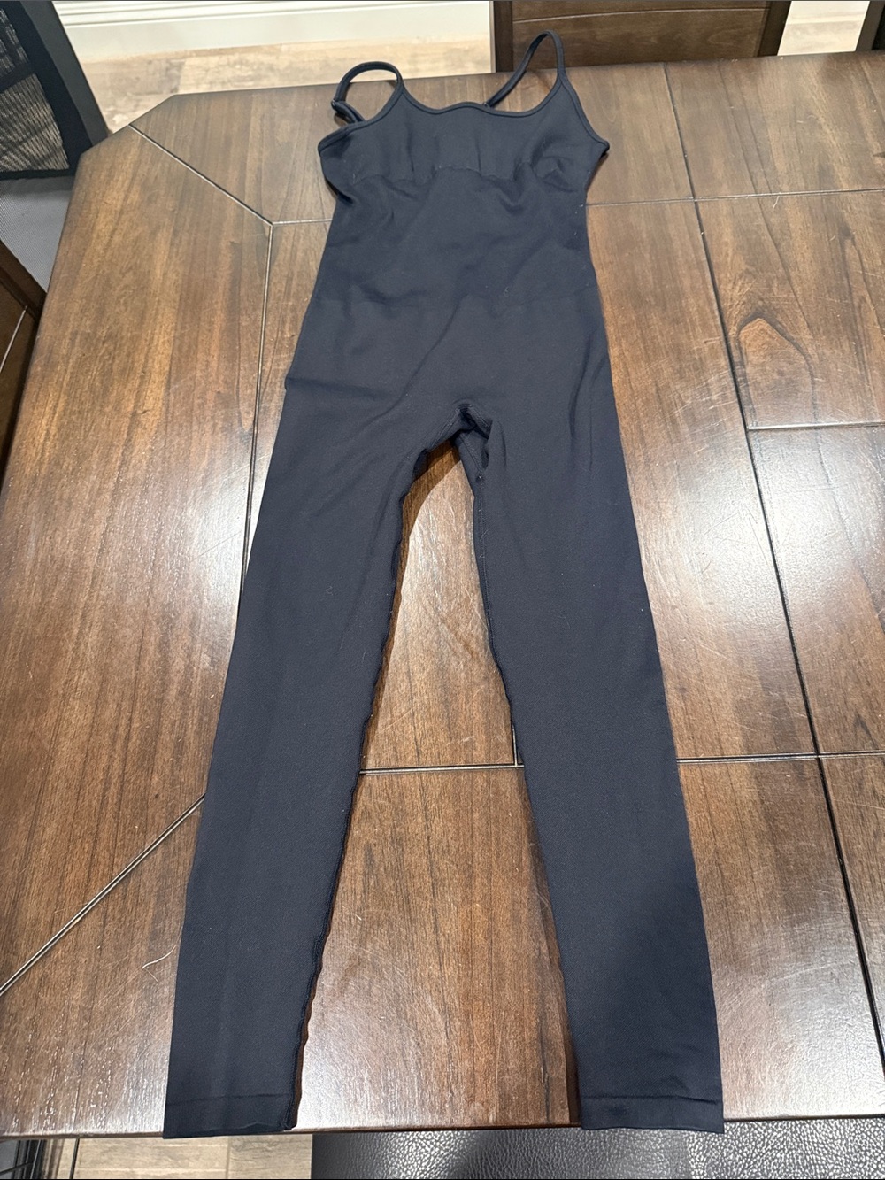 Black Fitted Tank Jumpsuit